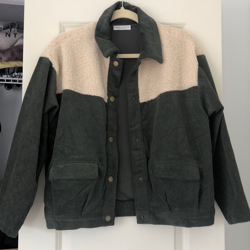 Women’s Green Corduroy Jacket